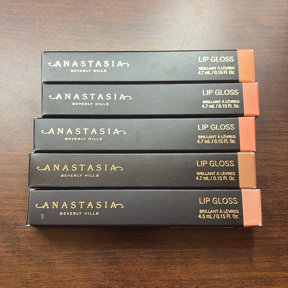 Set of 5 Anastasia Beverly Hills Lipgloss